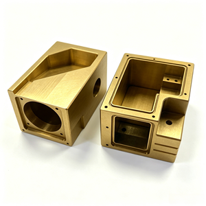 Custom CNC Machined Brass Aluminum Instrument <b>Enclosure</b> Housing OEM ODM Drawings Customized Multiple Material Options - Product Image 2