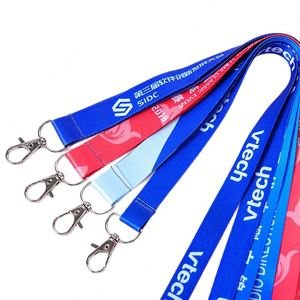 Porte-clés personnalisés en polyester, PVC, silicone, nylon – Fabricant de lanières promotionnelles avec logo pour les utilisateurs finaux - Product Image 1