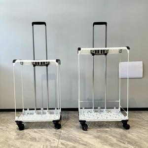 Jx8073 20 \ "24 \" 28 \ "Telescopische Aluminium Trekframe Kar 4 Metalen Wielen School Trolley Handvat Duffle Tas Tas Onderdelen Accessoires - Product Image 2