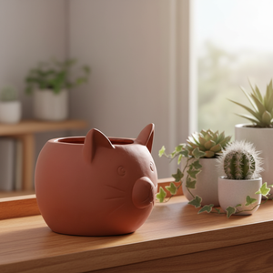 Vases, bols, pots, conteneurs, bocaux et boîtes <span class=keywords><strong>en</strong></span> <span class=keywords><strong>terre</strong></span> <span class=keywords><strong>cuite</strong></span> faits à la main, design moderne, pour bougies de Noël <span class=keywords><strong>en</strong></span> forme de chat, pour la maison, vente <span class=keywords><strong>en</strong></span> gros - Product Image 3