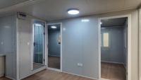 Maison préfabriquée extensible de 20 pieds, 2-3 chambres, avec cuisine et salle de bain entièrement équipées, villa modulaire pliable pour adultes