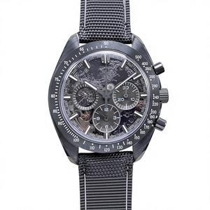 high top quality luminous watch Waterproof 42mm SM factory manual mechanical movement Black Ceramic Chrono Diver watch - Product Image 1