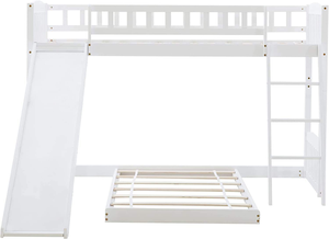 Estructura de <span class=keywords><strong>Cama</strong></span> Literas de Madera de Pino Maciza Moderna para Niños y Niñas al por Mayor - Product Image 2