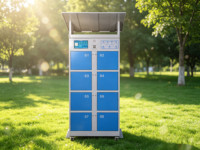 Estación de Carga y Cambio de Baterías para Scooter, Impermeable, de 8 Ranuras, para Exteriores, Áreas Públicas, Gabinete Inteligente de Carga Rápida
