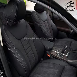 Pour BMW Série 7 5 3 1 X5 X3 X1 E46 E90 E60 F30 F10 E39 F20 G20 E36 Housses de siège <span class=keywords><strong>sur</strong></span> <span class=keywords><strong>mesure</strong></span> pour voiture, accessoires de voiture, 5 places, <span class=keywords><strong>simili</strong></span> <span class=keywords><strong>cuir</strong></span> - Product Image 4