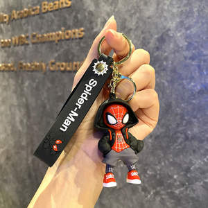 Porte-clés en silicone de style anime avec personnages <span class=keywords><strong>Marvel</strong></span> et <span class=keywords><strong>DC</strong></span>, forme 3D - Cadeau promotionnel - Product Image 4