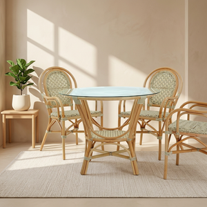 Vente chaude ensemble de salle à manger bistro Malaca ensemble table et chaises modernes et élégants pour meubles de maison - Product Image 4