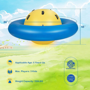 Ballon de sport d'extérieur pour enfants, dôme de balançoire, chaise à bascule, balançoire gonflable en PVC, <span class=keywords><strong>trampoline</strong></span>, balançoire à bascule - Product Image 2