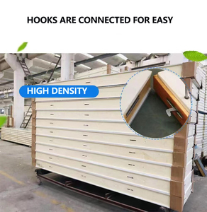 100Mm Cách Điện Thiết Kế Hiện Đại Kim Loại PIR Tường PU Roof Bảng Điều Chỉnh Poliuretan Polyurethane Bánh Sandwich Bảng Điều Chỉnh Phòng Lạnh Tấm Kho - Product Image 5