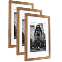 Bingkai Poster Plastik Anti-Reflektif Modern Minimalis Tahan Gores 16x24 dengan Bingkai Tipis dan Logo Kustom