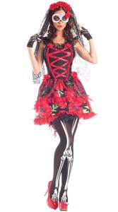 Disfraz de Novia Fantasma para Adultos, Disfraz de Bruja del Día de Muertos Mexicano, Vestido de Cosplay para Fiesta Española, Atuendo de Juego de Rol para Mujeres - Product Image 4