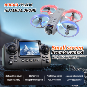 NEW K100 MAX Beginner Plastic <b>Mini</b> Drone <b>Cameras</b> Obstacle Avoidance Screen Remote Control Quadcopter Aerial Photography Foldable - Product Image 3