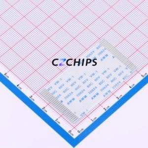 HX FFC-1.0-26P-50mm FFC Cable (Flexible Flat Cable) P=1mm Connector 26P 1mm 0.3mm Non-Inverting - Product Image 1