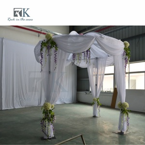 Kits de tubos telescópicos y telones de fondo para decoración de stands de ferias comerciales y bodas a precio de fábrica - Product Image 6