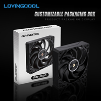 LOVINGCOOL Pabrik OEM ODM Kipas Casing PC 120mm Volume Udara Tinggi Kontrol Cerdas PWM Bantalan FDB Kipas Senyap Pemasok Grosir Kipas Massal
