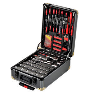 Juego grande <span class=keywords><strong>de</strong></span> llaves <span class=keywords><strong>de</strong></span> carraca <span class=keywords><strong>de</strong></span> 599 piezas con broca Maleta OEM personalizable 1 año <span class=keywords><strong>de</strong></span> garantía <span class=keywords><strong>de</strong></span> herramientas <span class=keywords><strong>de</strong></span> acero al carbono Fuente <span class=keywords><strong>de</strong></span> alimentación manual - Product Image 1