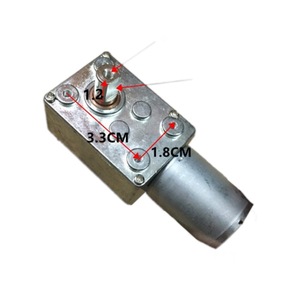 Moteur synchrone miniature DC12V, modèle à arbre plat, axe de 1,2 cm, diamètre de 0,7 cm, pour pièces de hotte aspirante - Product Image 3
