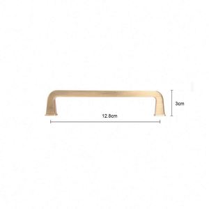 WEKIS Zinc <b>Gold</b> Modern Bedroom Kitchen <b>Cabinet</b> Handles & Dresser <b>Knobs</b> T-Bar Pulls for Wardrobe and Drawers - Product Image 5