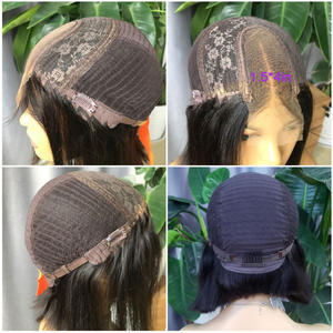 Joywigs วิกผมสั้นยาวสำหรับ<span class=keywords><strong>ผู้หญิง</strong></span>ผิวดำ,วิกผมบ๊อบปิดผมคนชาวบราซิล - Product Image 5