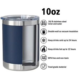 Taza de Café Aislada de 12 oz con Logotipo Personalizado, Calentador de Tazas de Acero Inoxidable para <span class=keywords><strong>Cerveza</strong></span>, Té, Vino, Bebidas Frías y Calientes, Taza de Viaje con Tapa - Product Image 4