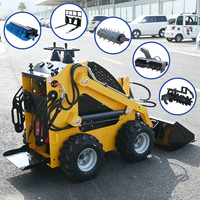 Heißer Verkauf: Mini-Kompaktlader mit CE- und EPA-Zertifizierung, Benzinmotor, Hydraulik-Frontlader, Motorpumpe und Getriebe
