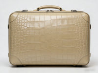 Rouleau de tissu en cuir PVC gaufré effet crocodile résistant à l'abrasion avec support en microfibre pour sacs, ceintures, chaussures et articles d'extérieur - Vente en gros