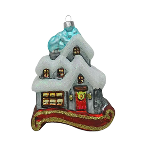 Ornements d'arbre de Noël rouges ornements suspendus assortis avec boucle de suspension pour guirlande de fête de vacances de Noël décor d'arbre de Noël - Product Image 4