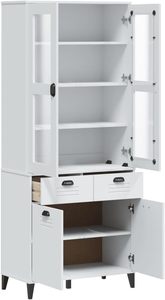 Buffet Haut de Rangement en Pin Blanc - Product Image 5