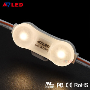Module lumineux LED à ultrasons 12V, super lumineux, lentille d'injection, DC12V, couleur blanche, 0,72W, étanche IP68, 2835, boîte publicitaire - Product Image 2