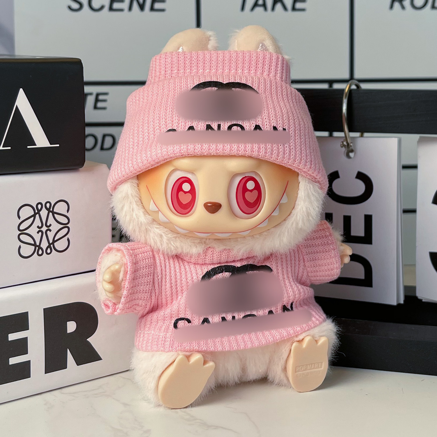 Conjunto Rosa Marca C (Gorro + Suéter)