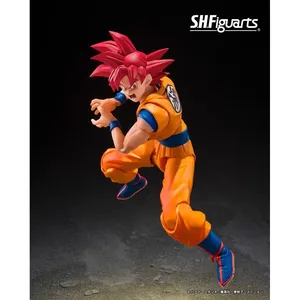 Disponibile SHF Son Goku Super Saiyan God in Posizione con Energia Divina, Collezione Regalo - Product Image 4