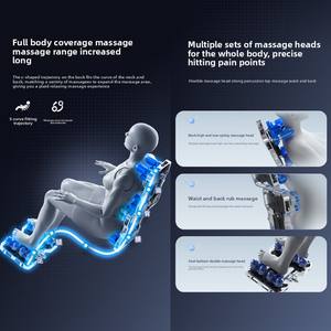 Contemporáneo 4D Eléctrico nuevo diseño 3D 0 Gravedad Presión de aire Shiatsu pie spa pedicura Sillas De Lujo masaje de cuerpo completo - Product Image 2