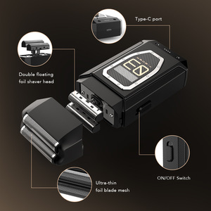 Tondeuse à cheveux électrique professionnelle, tondeuse, rasoir, ensemble avec batterie 2500 mAh, 7000 tr/min, rechargeable, kit de toilettage pour hommes - Product Image 3