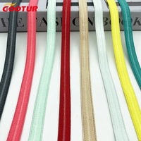 Bande élastique haute extensibilité OEM 10 mm pour bretelles de soutien-gorge de sport avec grip antidérapant, multicolores, en polyester et élasthanne