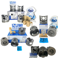 Kit Piston mesin IZUMI 4HF1 4BE1 4HG1 4JG1 4JG2 4JB1 4FE1 4JA1 6SD1 6WF1 6HK1 6BD1 suku cadang truk penggali untuk mesin Isuzu