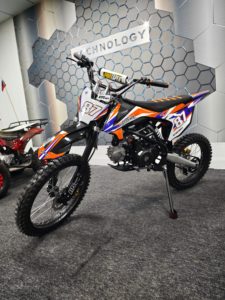 Moto tout-terrain 125cc 4 temps à essence, <span class=keywords><strong>mini</strong></span> moto de cross, moteur puissant, démarrage électrique, freins hydrauliques pour adolescents et adultes, utilisation en extérieur - Product Image 2
