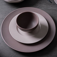 Pour PITO assiettes en céramique écologiques ensemble de vaisselle assiette de Restaurant en porcelaine plats pour manger