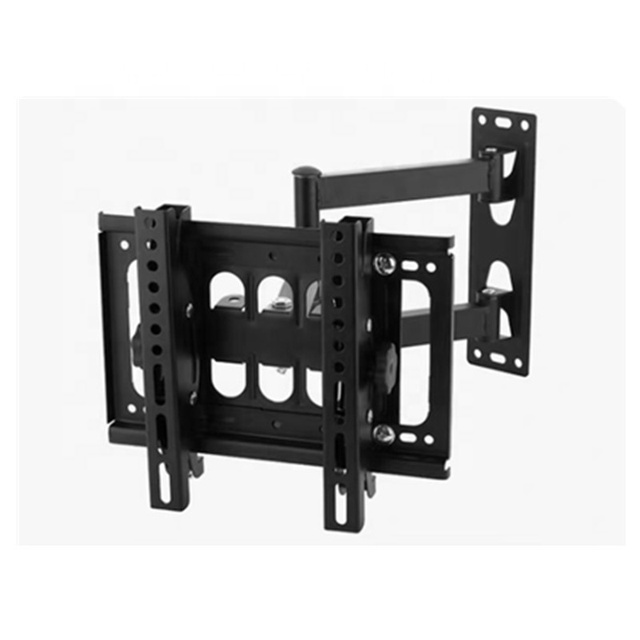 1Full Motion TV Monitor Wall Mount Bracket and 180 Degree Swivel Tilt for 14-40 Inch Screens