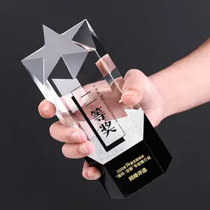 جائزة الكريستال Jadevertu K9 جائزة trofeos الكريستال لوحة الزجاج جائزة مخصصة الذكرى السنوية