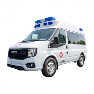 Nueva <span class=keywords><strong>Ambulancia</strong></span> JMC 2.0T Diésel, Transmisión Manual, Tracción Trasera, Cabina Ancha, Equipo Médico, Emisión EURO 6, Origen Hubei, Bajo Costo - Product Image 1
