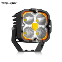 TECH-KING X200 IP68 Étanche 3 pouces Faisceau combiné 60w Feux auxiliaires tout-terrain Assemblage Feux LED Feux de travail LED 4x4 Feux LED Spot
