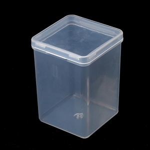 <b>Plastic</b> Cotton Storage <b>Box</b> Container Rhinestone Nail Art Tools Makeup Accessories Organizer Salon Manicure Bottle Tool Case - Product Image 1