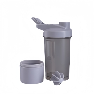 BPAフリープラスチックシェーカーカッププロテインブレンダーミキサーボトル直接飲用バックスクールジム用ジュースボトル - Product Image 2