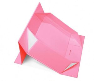 Custom Logo Boxes Lids Presents With Closure and Ribbon for Wedding Storage Birthday Christmas Halloween <b>Gift</b> - Product Image 4