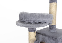 Grande tour d'arbre à chat de luxe de style moderne meubles de maison pour chat en peluche durable avec griffoir en sisal vente en gros d'usine