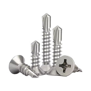Stainless Steel Cross Head Countersunk Self Drilling Screw Flat Head Dovetail Metric Right Hand Phillips Grade 2 Passivated - Product Image 2