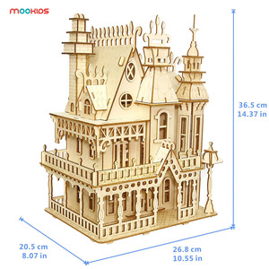 Puzzle <span class=keywords><strong>3D</strong></span> couleur <span class=keywords><strong>bois</strong></span> naturel Kits de construction de modèles de jouets de bricolage Puzzle <span class=keywords><strong>3D</strong></span> en <span class=keywords><strong>bois</strong></span> pour adultes enfants cadeau éducatif unisexe - Product Image 6