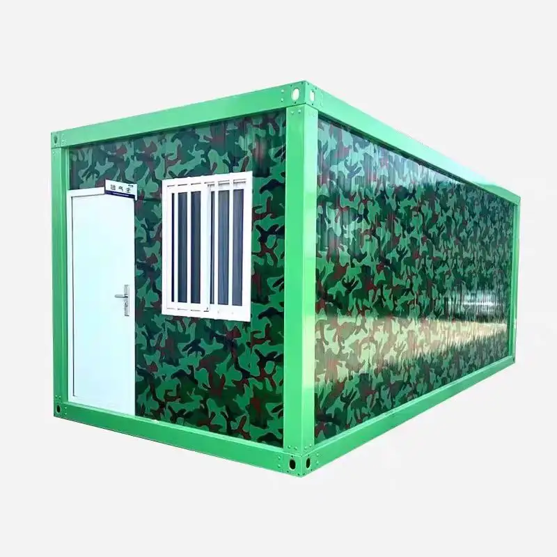 Kit rumah rumah kecil, kontainer kargo laut kemasan datar 20 kaki 40 kaki modular portabel prefabrikasi