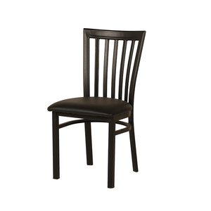 Sillas de Comedor de Metal Modernas, Ligeras y Duraderas, con Respaldo en Forma de Tira, para Restaurantes, Hoteles, Interiores y Exteriores, Venta al Por Mayor - Product Image 1