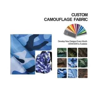 Factory price waterproof 100% Polyester Camouflage Printing 600d Oxford Fabric